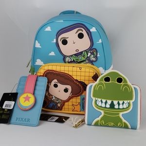 Loungefly Pixar Pop Anniversary Backpack Wallets